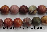 CPJ103 15.5 inches 10mm round picasso jasper gemstone beads wholesale