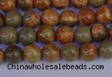 CPJ461 15.5 inches 6mm round African picture jasper beads