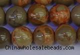CPJ465 15.5 inches 14mm round African picture jasper beads