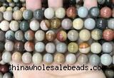 CPJ483 15.5 inches 10mm round polychrome jasper beads wholesale