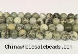 CPJ704 15.5 inches 12mm round greeting pine jasper beads