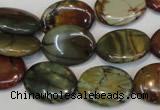 CPJ85 15.5 inches 15*20mm oval picasso jasper gemstone beads