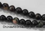 CPM01 15.5 inches 6mm round plum blossom jade beads wholesale