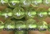 CPO130 15.5 inches 5mm round natural peridot beads wholesale