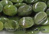 CPO14 15.5 inches 13*18mm oval olivine gemstone beads wholesale