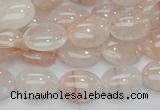 CPQ10 15.5 inches 10*14mm oval natural pink quartz beads wholesale