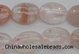 CPQ241 15.5 inches 15*20mm oval natural pink quartz beads