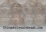 CPQ251 15.5 inches 6mm round natural pink quartz beads wholesale