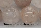 CPQ256 15.5 inches 16mm round natural pink quartz beads wholesale