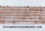 CPQ331 15.5 inches 8mm round pink quartz beads wholesale