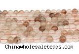 CPQ341 15.5 inches 6mm round pink quartz gemstone beads