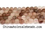 CPQ343 15.5 inches 10mm round pink quartz gemstone beads