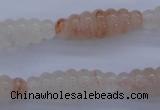 CPQ95 15.5 inches 10*30mm carved rice natural pink quartz beads