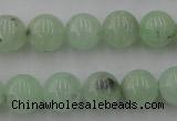 CPR104 15.5 inches 12mm round natural prehnite beads wholesale