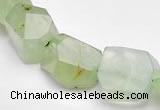 CPR20 A grade freeform natural Prehnite gemstone beads