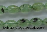 CPR208 15.5 inches 10*14mm rice natural prehnite beads wholesale