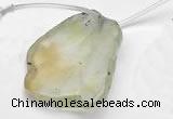 CPR22 Freeform A- grade natural Prehnite gemstone beads wholesal