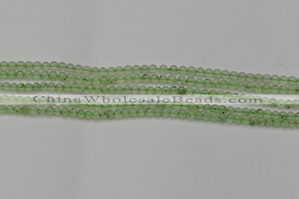 CPR310 15.5 inches 4mm round natural prehnite gemstone beads