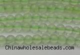 CPR321 15.5 inches 4mm round natural prehnite gemstone beads