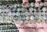 CPR359 15.5 inches 10mm faceted round prehnite beads wholesale