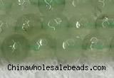 CPR415 15.5 inches 6mm faceted round natural prehnite beads