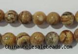 CPT453 15.5 inches 10mm round picture jasper beads wholesale