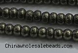 CPY421 15.5 inches 2.5*4mm rondelle pyrite gemstone beads