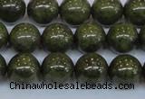 CPY754 15.5 inches 12mm round pyrite gemstone beads wholesale