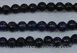 CPY770 15.5 inches 4mm round pyrite gemstone beads wholesale