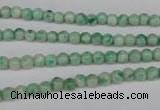 CQJ201 15.5 inches 4mm round Qinghai jade beads wholesale