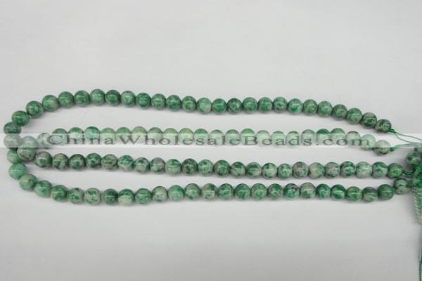 CQJ203 15.5 inches 8mm round Qinghai jade beads wholesale