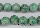 CQJ205 15.5 inches 12mm round Qinghai jade beads wholesale
