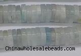 CRB1003 15.5 inches 2*7mm heishi aquamarine beads wholesale