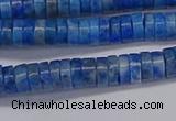 CRB1026 15.5 inches 2*5mm heishi lapis lazuli beads wholesale