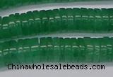 CRB1032 15.5 inches 2*6mm heishi green aventurine beads wholesale