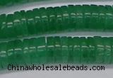 CRB1033 15.5 inches 2*7mm heishi green aventurine beads wholesale