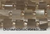 CRB1054 15.5 inches 4*6mm - 5*6mm faceted tyre moonstone beads