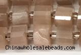 CRB1061 15.5 inches 5*8mm - 6*8mm faceted tyre moonstone beads