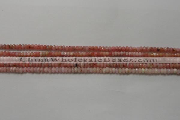 CRB110 15.5 inches 2.5*4mm faceted rondelle opal gemstone beads