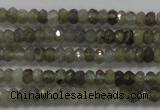 CRB118 15.5 inches 3*5mm faceted rondelle labradorite beads