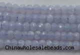 CRB123 15.5 inches 2.5*4mm faceted rondelle blue lace agate beads