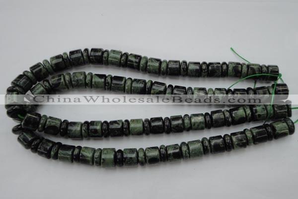 CRB139 15.5 inches 6*12mm & 10*12mm rondelle kambaba jasper beads
