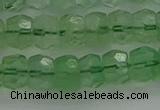 CRB1459 15.5 inches 5*8mm faceted rondelle green fluorite beads