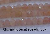 CRB1867 15.5 inches 2.5*4mm faceted rondelle moonstone beads