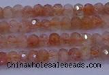 CRB1872 15.5 inches 2*3mm faceted rondelle sunstone beads