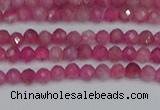 CRB1935 15.5 inches 2*3mm faceted rondelle pink tourmaline beads