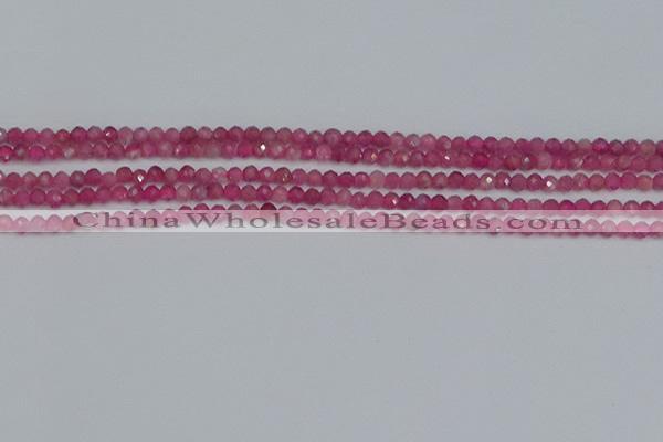 CRB1935 15.5 inches 2*3mm faceted rondelle pink tourmaline beads