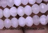 CRB1966 15.5 inches 4*6mm faceted rondelle white moonstone beads