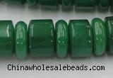 CRB202 15.5 inches 6*18mm - 13*18mm rondelle green aventurine beads