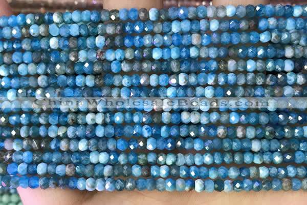 CRB2233 15.5 inches 2*3mm faceted rondelle apatite beads